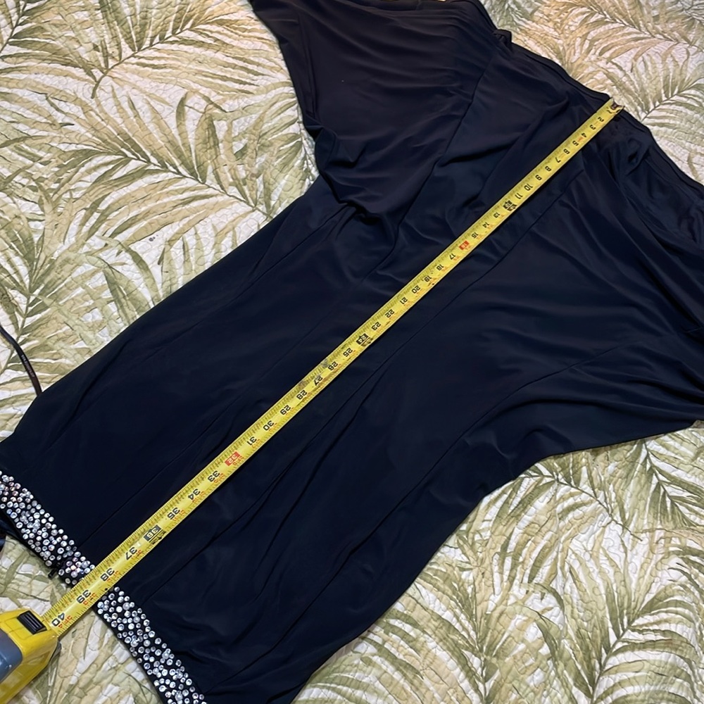 Alyce Paris, jeweled waistband trumpet, maxi skirt - Picture 6 of 6